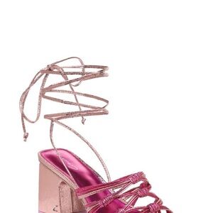 Circus NY Oriana Ankle Wrap Sandal - Pink Multi
SIZE 8